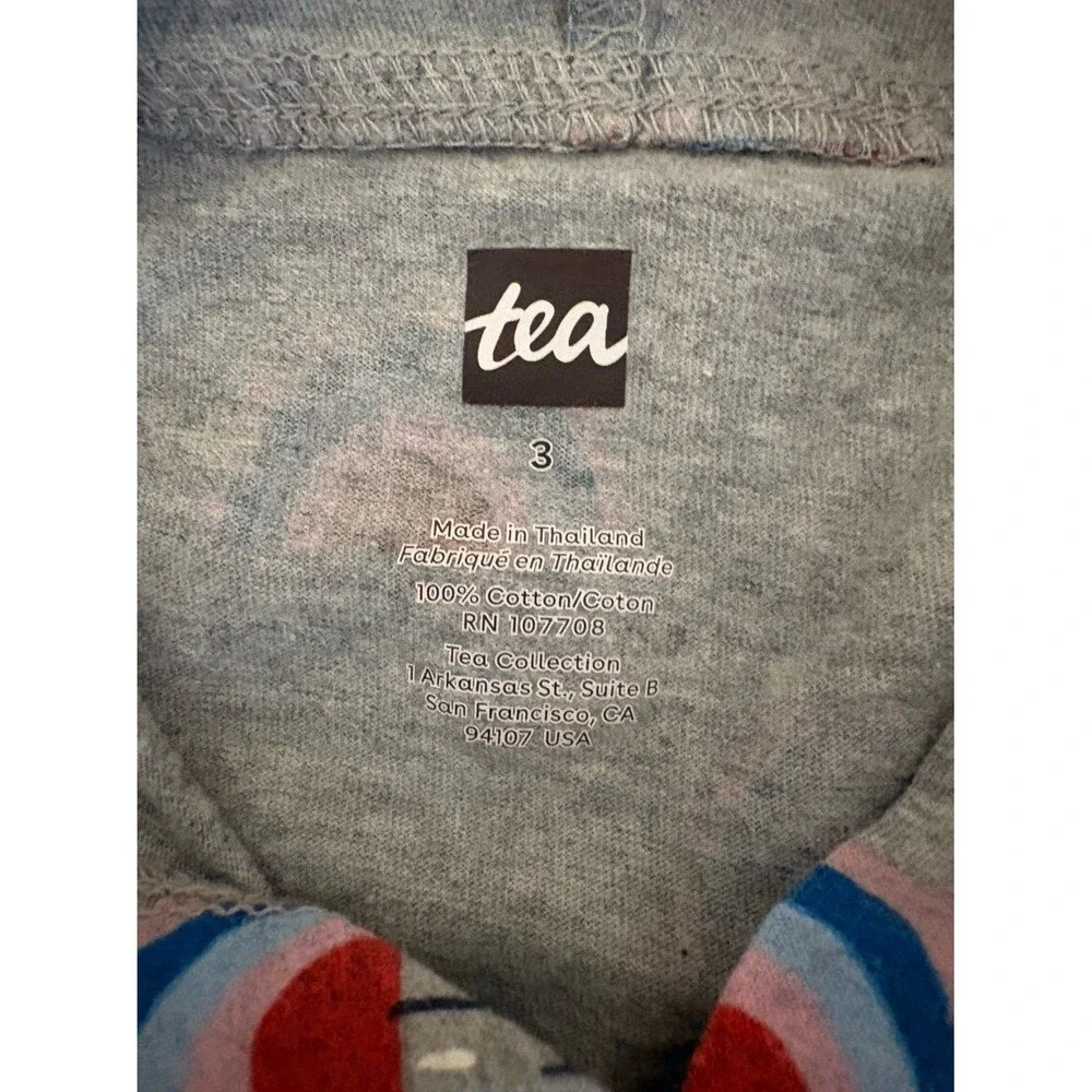 Tea Collection Kanga Hoodie, Umbrellas, Size 3T